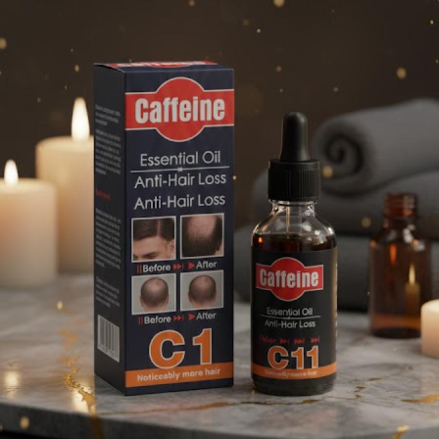 Caffeine C1 Essential Oil Anti-Hair Loss – Aceite Capilar con Cafeína (anticaída)